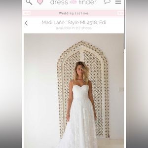 Madi Lane Wedding Dress NWT